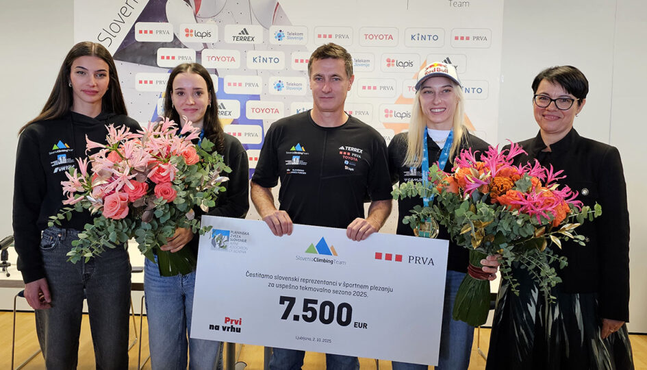 PRVA je generalni sponzor Slovenske reprezentance v športnem plezanju
